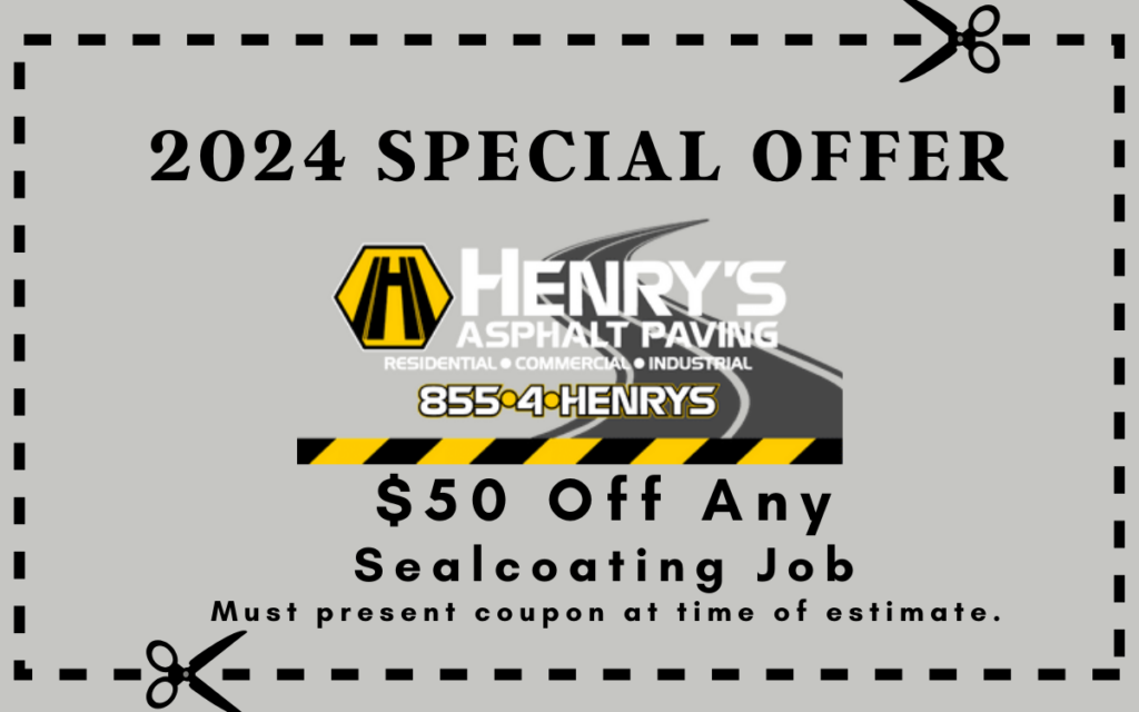 50 off any sealcoating