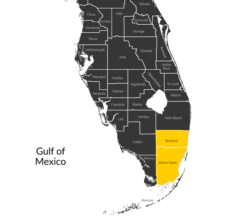 south florida map